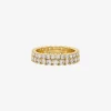 Doppelter Pavé-Ring