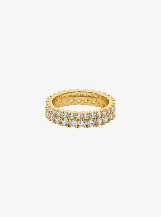 Doppelter Pavé-Ring Doppelter Pavé-Ring
