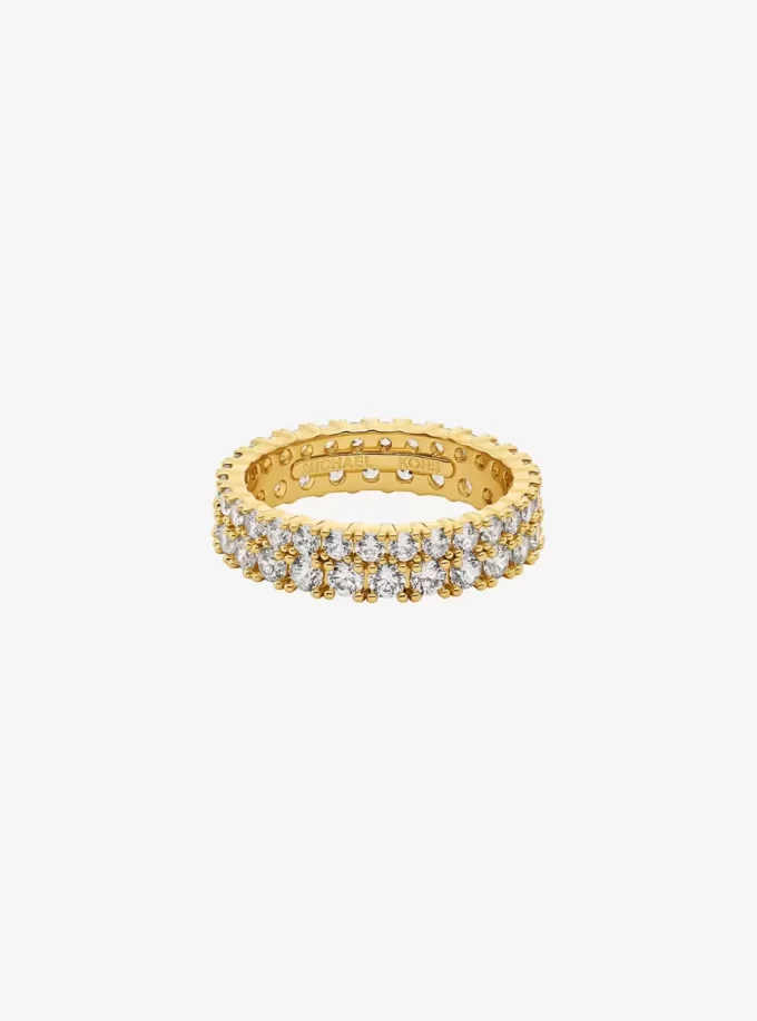 Doppelter Pavé-Ring