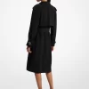 Drapierter gewebter Trenchcoat