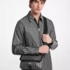 Eli MK2000 Logo Jacquard Messenger Bag