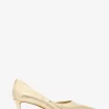 Elyse Kitten Pumps aus geknacktem Metallic-Leder