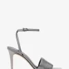 Elyse Sandale aus geknacktem Metallic-Leder Elyse Sandale aus geknacktem Metallic-Leder