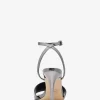 Elyse Sandale aus geknacktem Metallic-Leder Elyse Sandale aus geknacktem Metallic-Leder