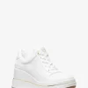 Emmy Keilschuh aus Leder und Mesh Emmy Keilschuh aus Leder und Mesh