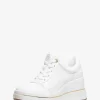 Emmy Keilschuh aus Leder und Mesh Emmy Keilschuh aus Leder und Mesh