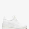 Emmy Keilschuh aus Leder und Mesh Emmy Keilschuh aus Leder und Mesh