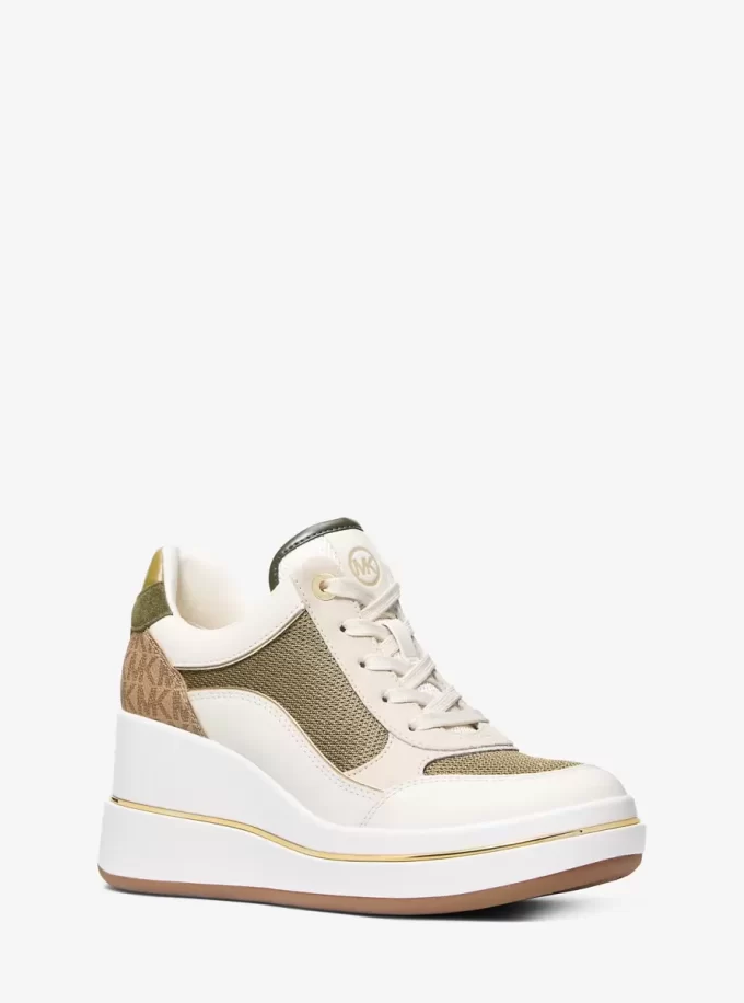 Emmy Mixed-Media Wedge Trainer Emmy Mixed-Media Wedge Trainer