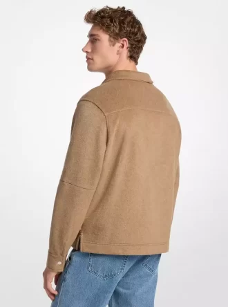 Flanelljacke aus Doppelstrick