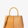 Flora Medium Signature Logo und Ledertasche Flora Medium Signature Logo und Ledertasche