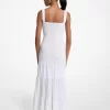 Gerafftes Stufen-Maxikleid Gerafftes Stufen-Maxikleid