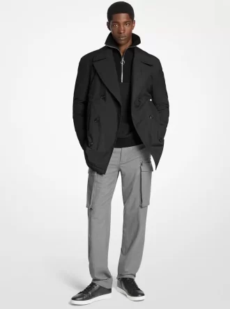 Gewebter Peacoat