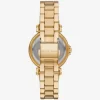 Goldfarbene Mini-Maren-Pavé-Armbanduhr Goldfarbene Mini-Maren-Pavé-Armbanduhr