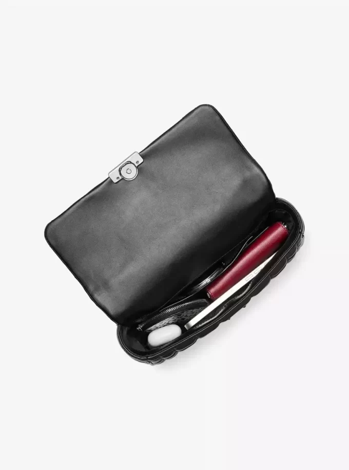 Große gesteppte Leder-Schultertasche Tribeca Große gesteppte Leder-Schultertasche Tribeca