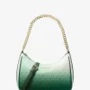 Große Jet Set Pochette mit Ombré-Signatur-Logo Große Jet Set Pochette mit Ombré-Signatur-Logo