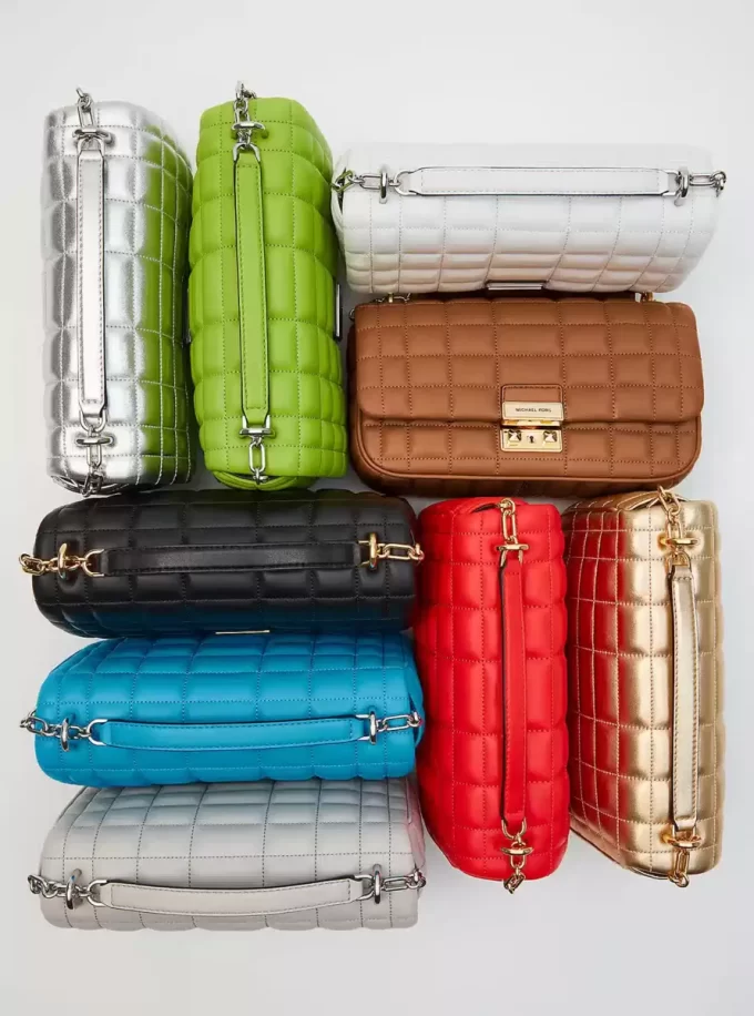 Große gesteppte Leder-Schultertasche Tribeca Große gesteppte Leder-Schultertasche Tribeca