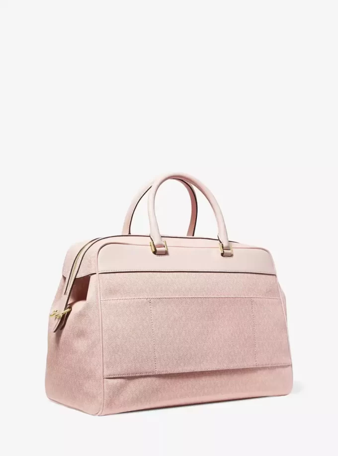 Große Weekender-Tasche mit Logo Große Weekender-Tasche mit Logo