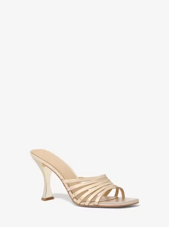 Haisley Metallic-Ledersandale