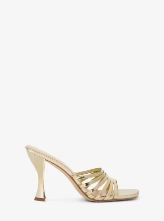 Haisley Metallic-Ledersandale