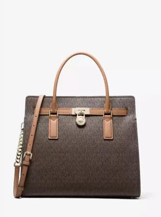 Hamilton Moderne Große Handtasche mit charakteristischem Logo