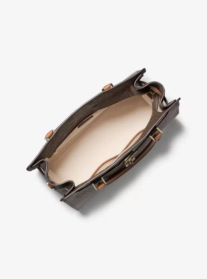 Hamilton Moderne Große Handtasche mit charakteristischem Logo Hamilton Moderne Große Handtasche mit charakteristischem Logo