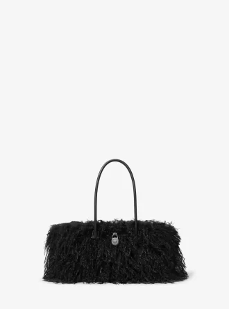Hamilton Moderne kleine Handtasche aus Kunstfell Hamilton Moderne kleine Handtasche aus Kunstfell