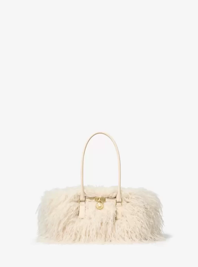 Hamilton Moderne kleine Handtasche aus Kunstfell