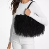 Hamilton Moderne kleine Handtasche aus Kunstfell