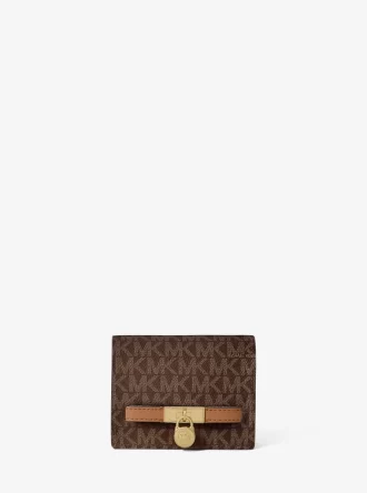 Hamilton Moderne Small Signature Logo Geldbörse