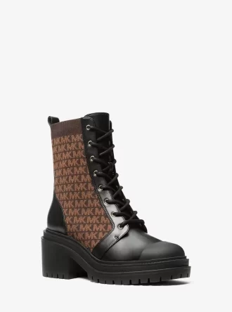 Hanley Logo Strickstiefel