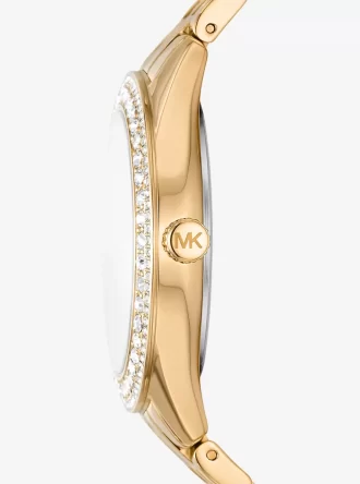 Harlowe Pavé Goldfarbene Uhr