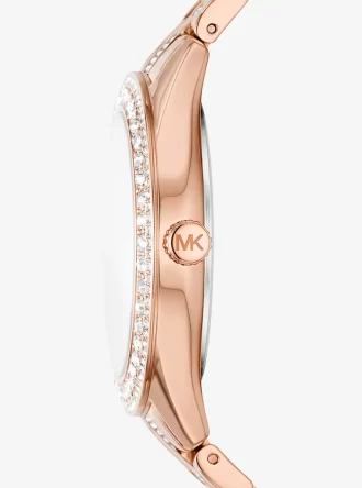 Harlowe Pavé Roségoldfarbene Uhr