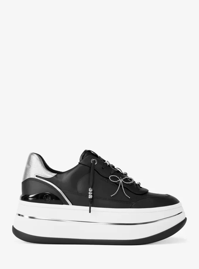 Hayes Plateau-Sneaker aus verziertem Leder Hayes Plateau-Sneaker aus verziertem Leder