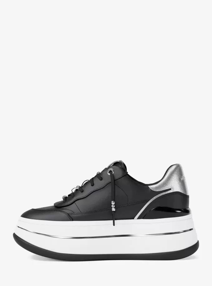 Hayes Plateau-Sneaker aus verziertem Leder Hayes Plateau-Sneaker aus verziertem Leder