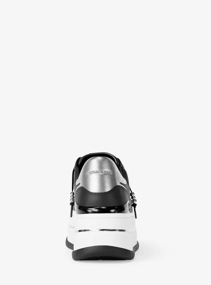 Hayes Plateau-Sneaker aus verziertem Leder Hayes Plateau-Sneaker aus verziertem Leder