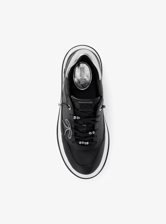 Hayes Plateau-Sneaker aus verziertem Leder Hayes Plateau-Sneaker aus verziertem Leder