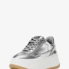 Hayes Plateau-Sneaker aus verziertem Metallic-Leder