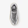 Hayes Plateau-Sneaker aus verziertem Metallic-Leder