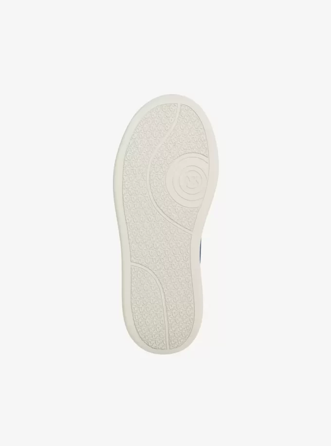 Hayes Plateau-Sneaker aus Wildleder mit Krokodilprägung