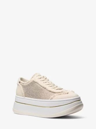 Hayes Sneaker aus Leinenmischung mit Verzierungen