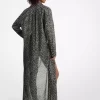Hemdblusenkleid aus Baumwoll-Batist mit Blumenmuster