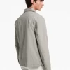 Hemdjacke aus stückgefärbtem Stretch-Baumwollpopeline