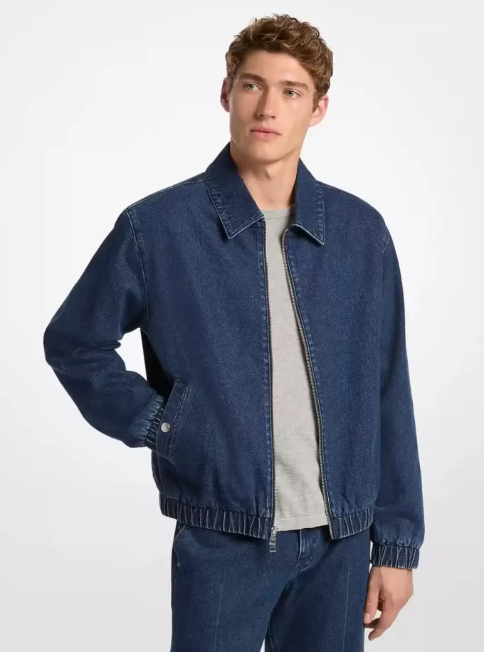 Hemdjacke aus Stretch-Denim Hemdjacke aus Stretch-Denim