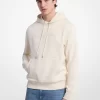 Hoodie aus Baumwollmischgewebe mit geprägtem Logo