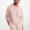 Hoodie aus Baumwollmischgewebe mit Herzstickerei Hoodie aus Baumwollmischgewebe mit Herzstickerei