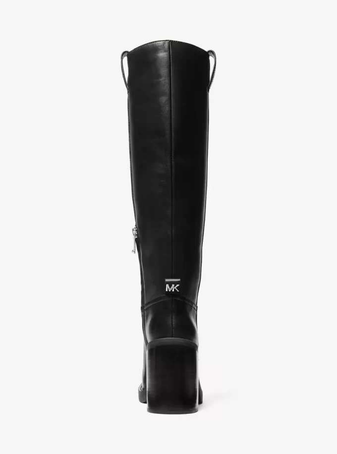Houston Lederstiefel mit Blockabsatz Houston Lederstiefel mit Blockabsatz