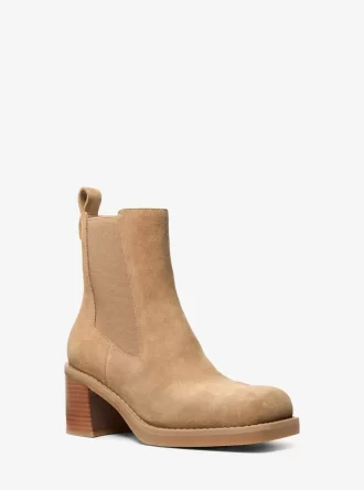 Houston Wildleder-Ankle-Boot mit Blockabsatz