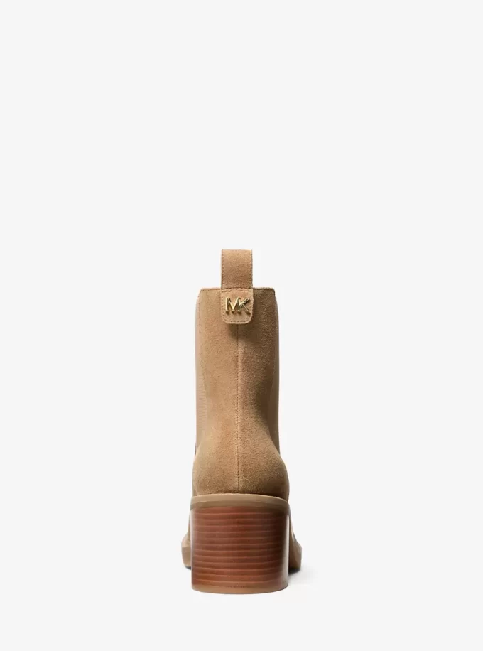 Houston Wildleder-Ankle-Boot mit Blockabsatz
