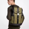 Hudson Fliegerrucksack mit Signature-Logo