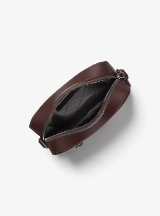 Hudson Flugtasche aus genarbtem Leder